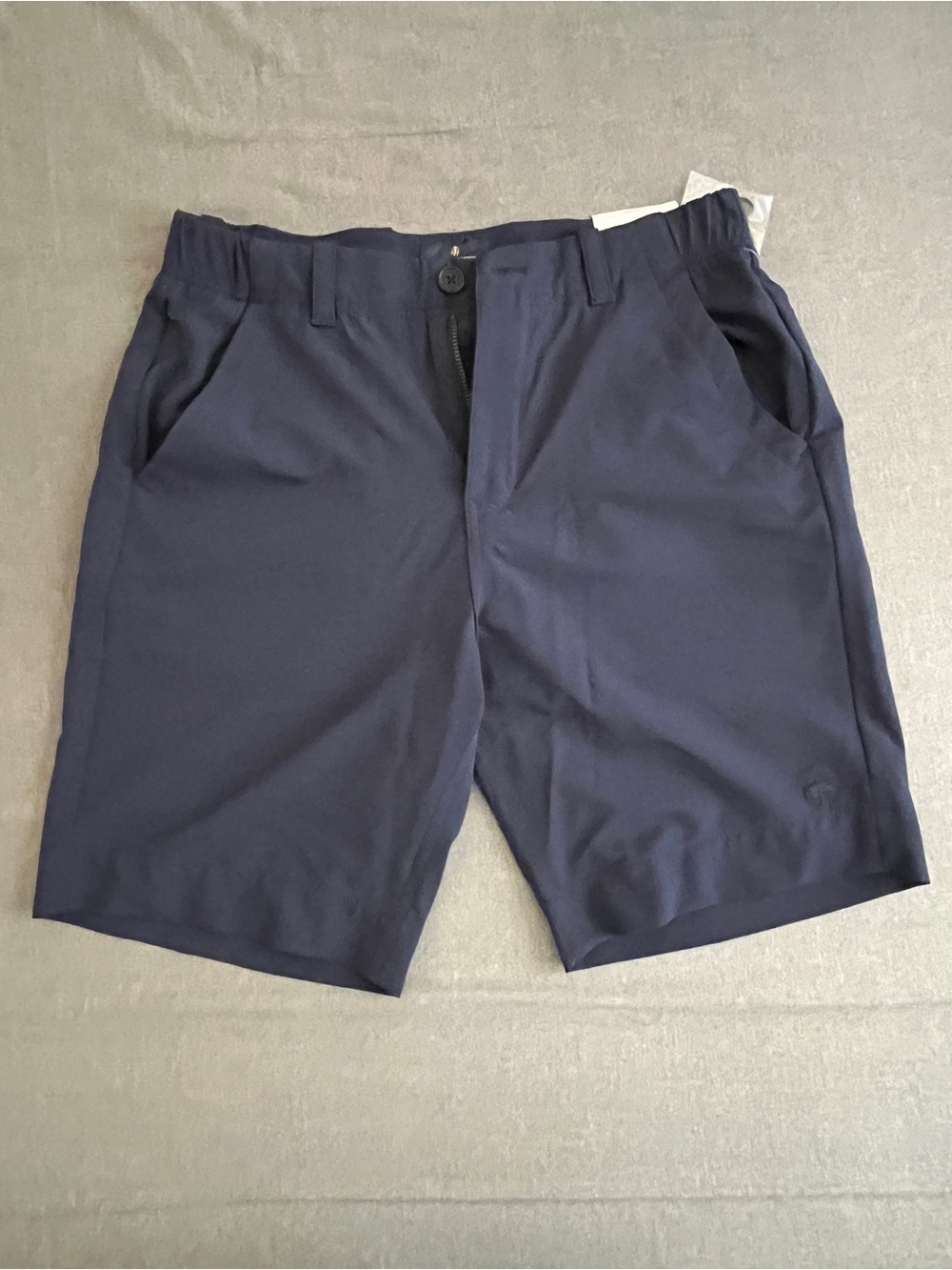 Brooks Brothers Navy Hybrid Stretch Shorts- New With Tags